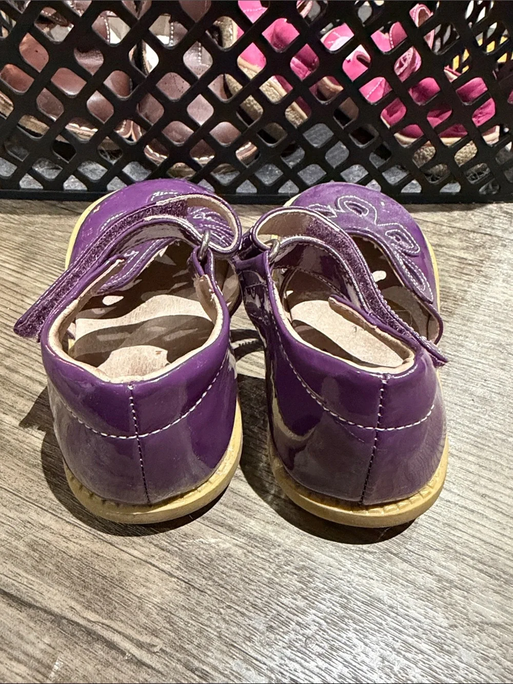 Livie & Luca Purple Patent Mary Jane Shoes